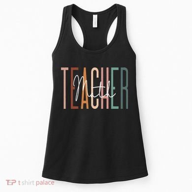 Math Teacher Squad Team Coach Mathematics Women's Tank Top
