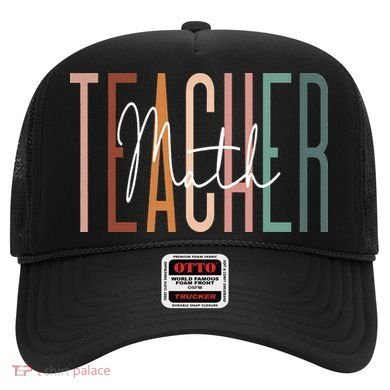 Math Teacher Squad Team Coach Mathematics Hat