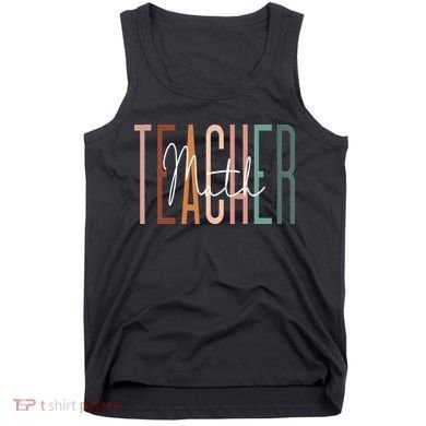 Math Teacher Squad Team Coach Mathematics Tank Top