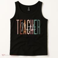 Math Teacher Squad Team Coach Mathematics Tank Top thumb 2