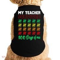 My Teacher Survived 100 Days Of Me School Funny Costume Doggie Tank thumb 0