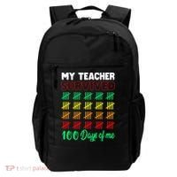 My Teacher Survived 100 Days Of Me School Funny Costume Backpack thumb 0