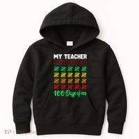 My Teacher Survived 100 Days Of Me School Funny Costume Kids Hoodie thumb 0