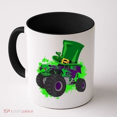 Monster Trucks St Patrick's Day Adults And Cool Gift Coffee Mug