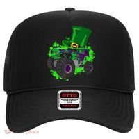 Monster Trucks St Patrick's Day Adults And Cool Gift Hat thumb 0