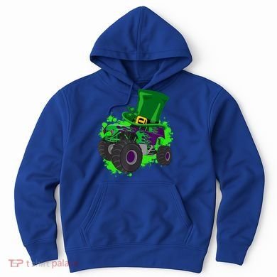 Monster Trucks St Patrick's Day Adults And Cool Gift Hoodie