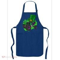 Monster Trucks St Patrick's Day Adults And Cool Gift Apron thumb 0