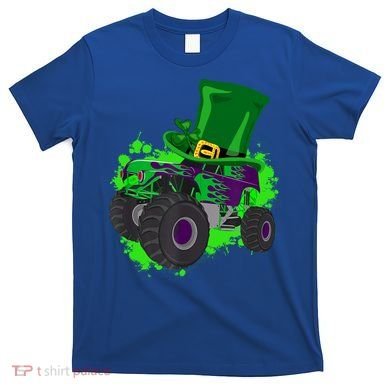 Monster Trucks St Patrick's Day Adults And Cool Gift T-Shirt