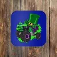 Monster Trucks St Patrick's Day Adults And Cool Gift Coaster thumb 0