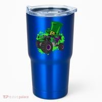Monster Trucks St Patrick's Day Adults And Cool Gift Tumbler thumb 0