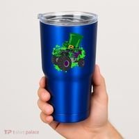 Monster Trucks St Patrick's Day Adults And Cool Gift Tumbler thumb 2