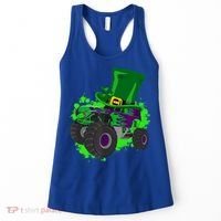 Monster Trucks St Patrick's Day Adults And Cool Gift Women's Tank Top thumb 0