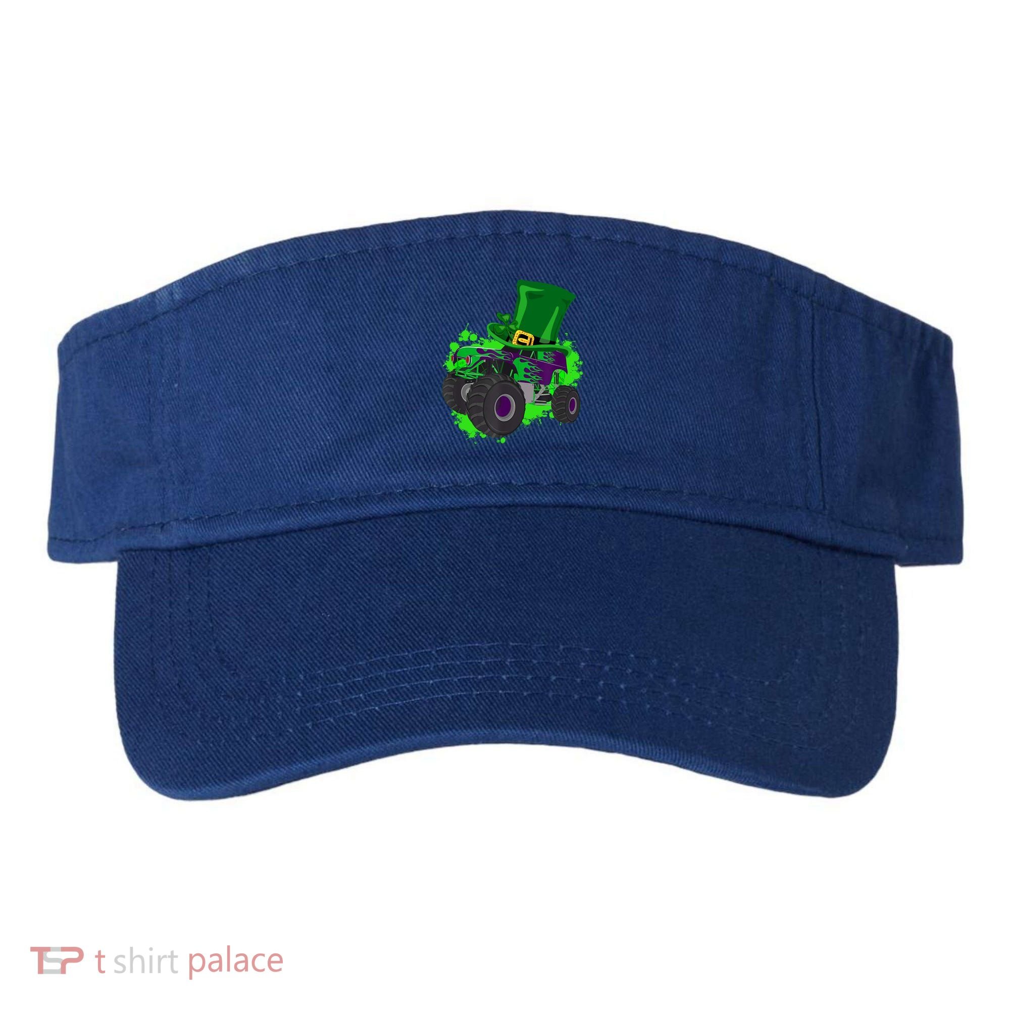 Monster Trucks St Patrick's Day Adults And Cool Gift Visor