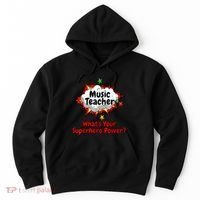 Music Teacher Superhero Funny Comic Tee Hoodie thumb 0