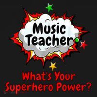 Music Teacher Superhero Funny Comic Tee Kids T-Shirt thumb 4