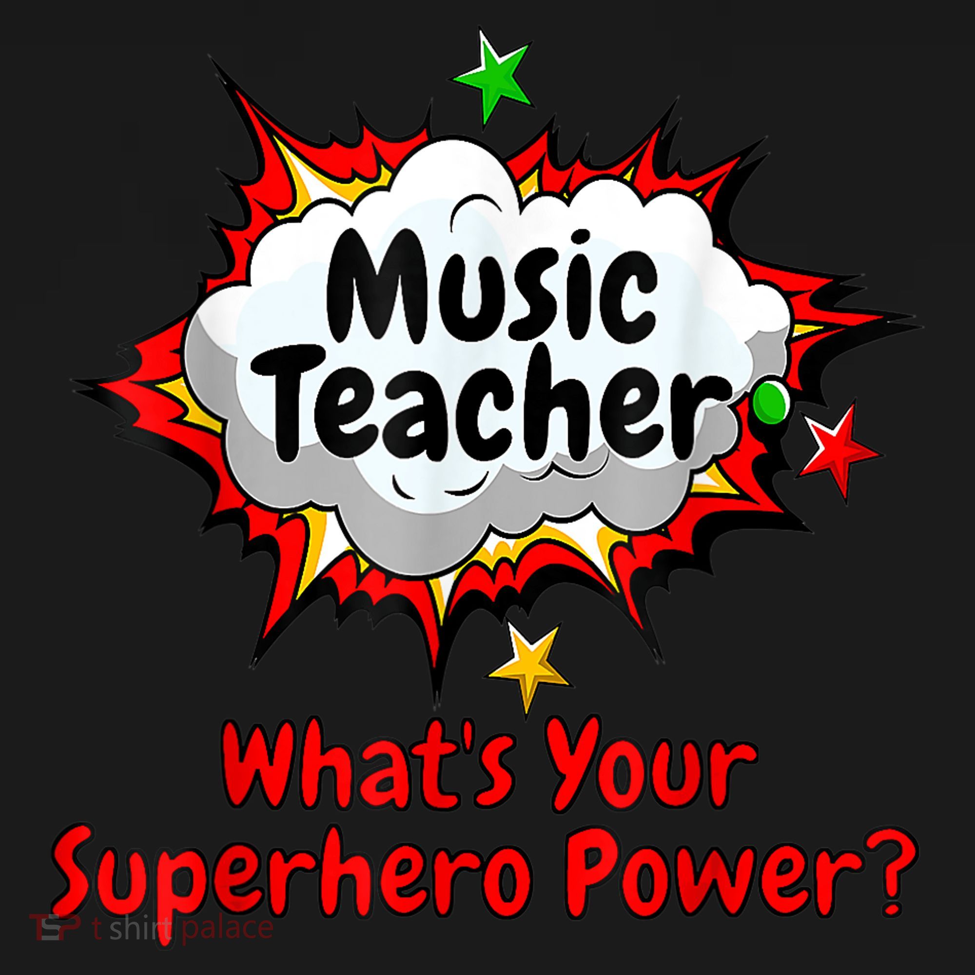 Music Teacher Superhero Funny Comic Tee Tote Bag