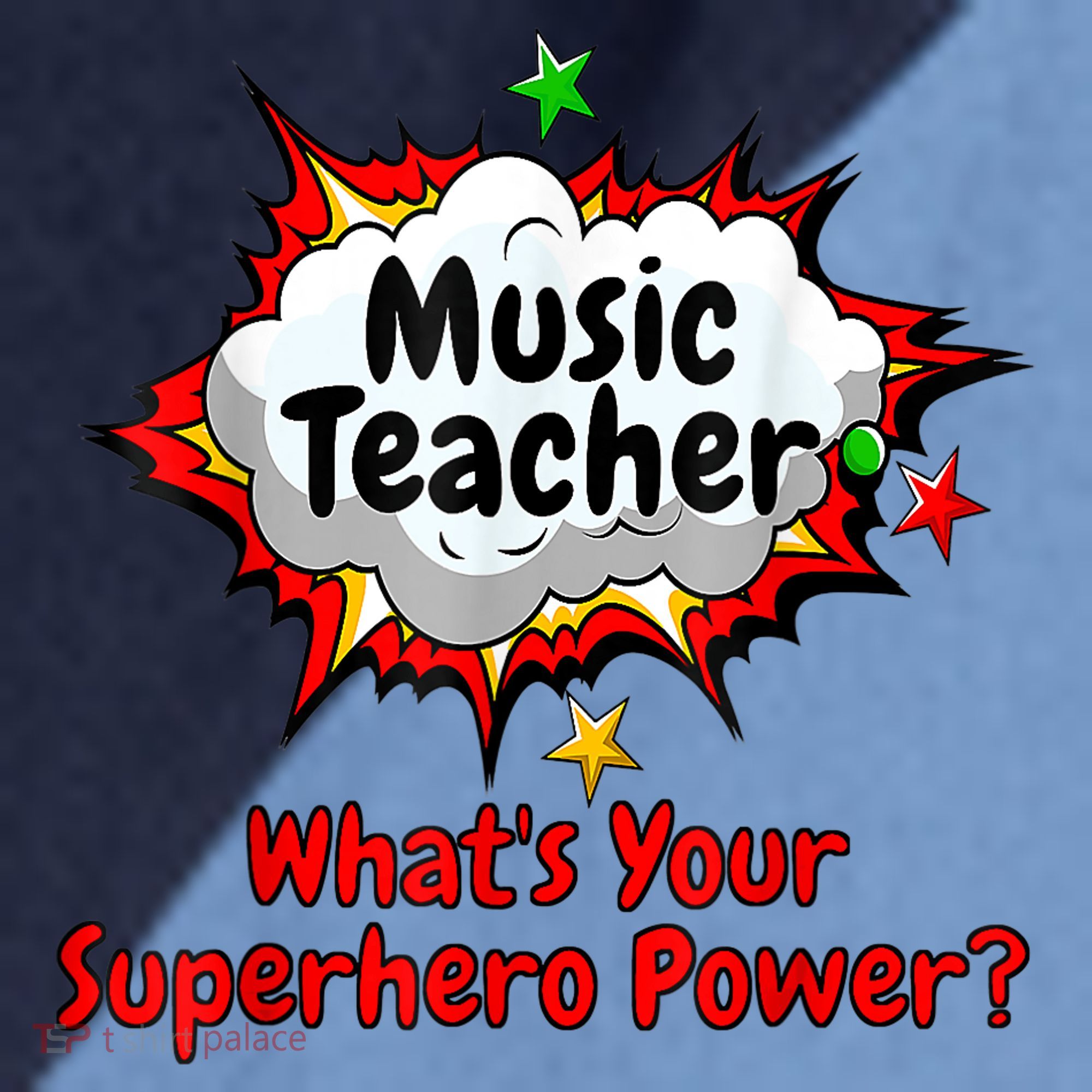 Music Teacher Superhero Funny Comic Tee Raglan Baseball Sleeve Shirt
