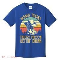 Mama Trains Trucks Prison Getting Drunk Country Music Kids T-Shirt thumb 0
