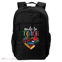 Made To Teach Gift For Teacher Backpack thumb 0