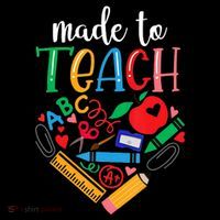 Made To Teach Gift For Teacher Backpack thumb 2