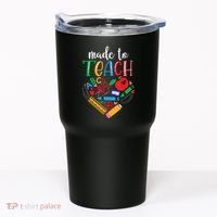 Made To Teach Gift For Teacher Tumbler thumb 0