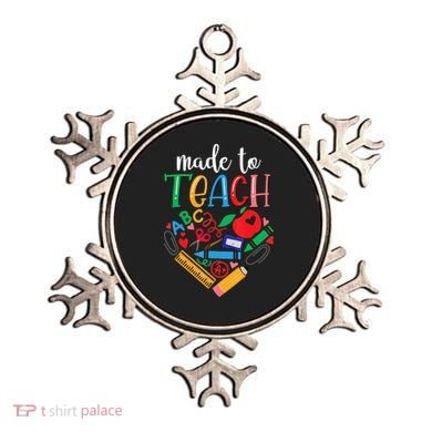 Made To Teach Gift For Teacher Ornament