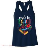 Made To Teach Gift For Teacher Women's Tank Top thumb 0