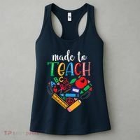 Made To Teach Gift For Teacher Women's Tank Top thumb 3