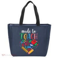 Made To Teach Gift For Teacher Tote Bag thumb 0