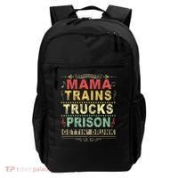 Mama Trains Trucks Prison Gettin Drunk Country Music Backpack thumb 0