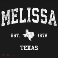 Melissa Texas Tx Vintage Sports T-Shirt thumb 7
