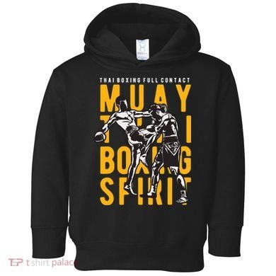 Muay Thai Thai Boxing Toddler Hoodie