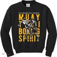 Muay Thai Thai Boxing Kids Sweatshirt thumb 0