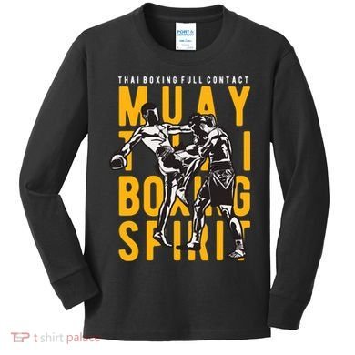 Muay Thai Thai Boxing Kids Long Sleeve Shirt