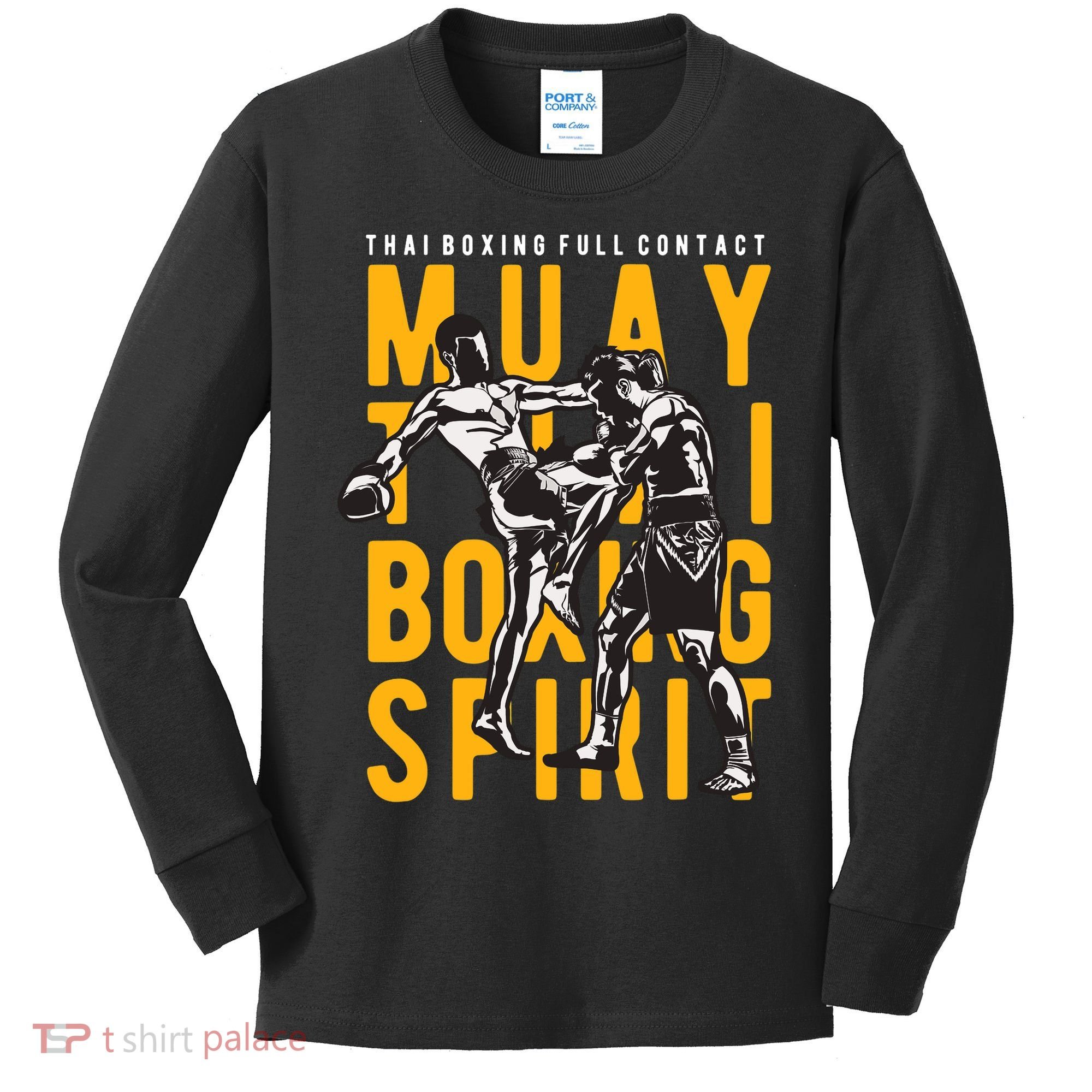Muay Thai Thai Boxing Kids Long Sleeve Shirt