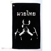 Muay Thai Thai Boxing Golf Towel thumb 0