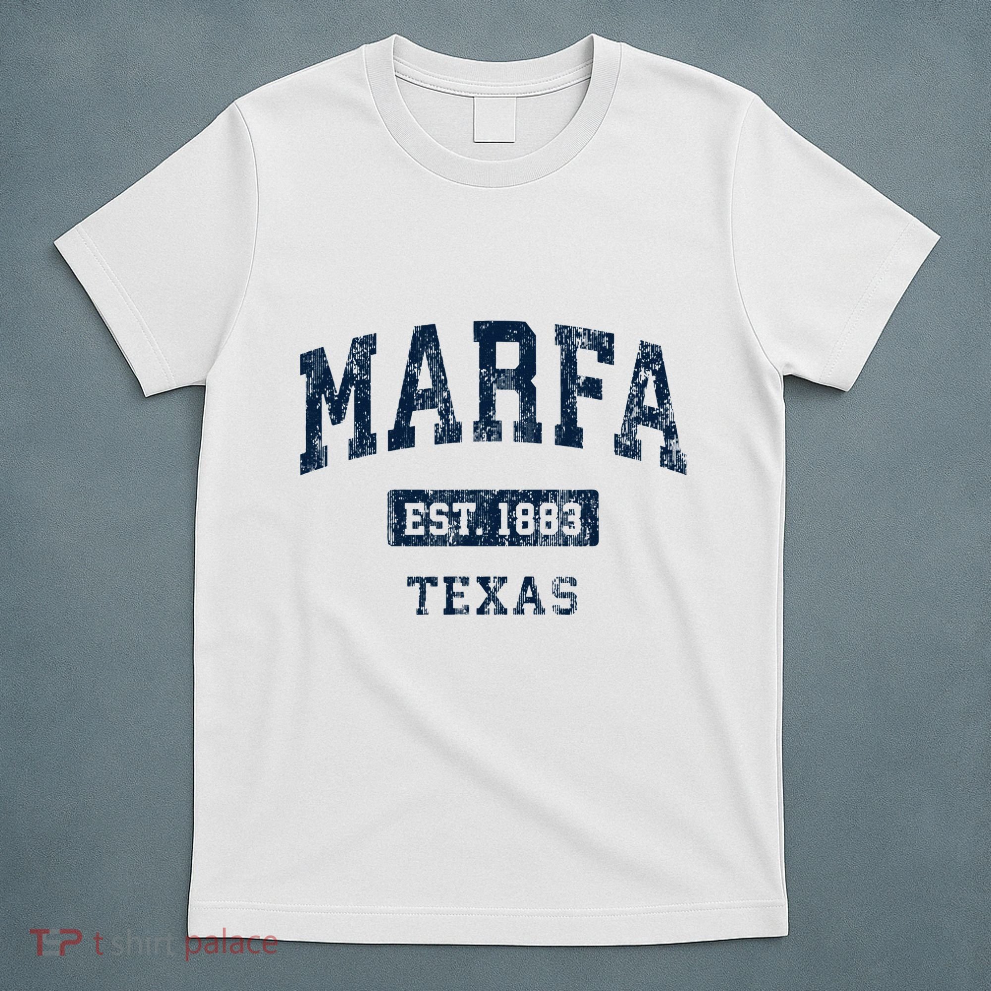 Marfa Texas Tx Vintage Sports Established T-Shirt