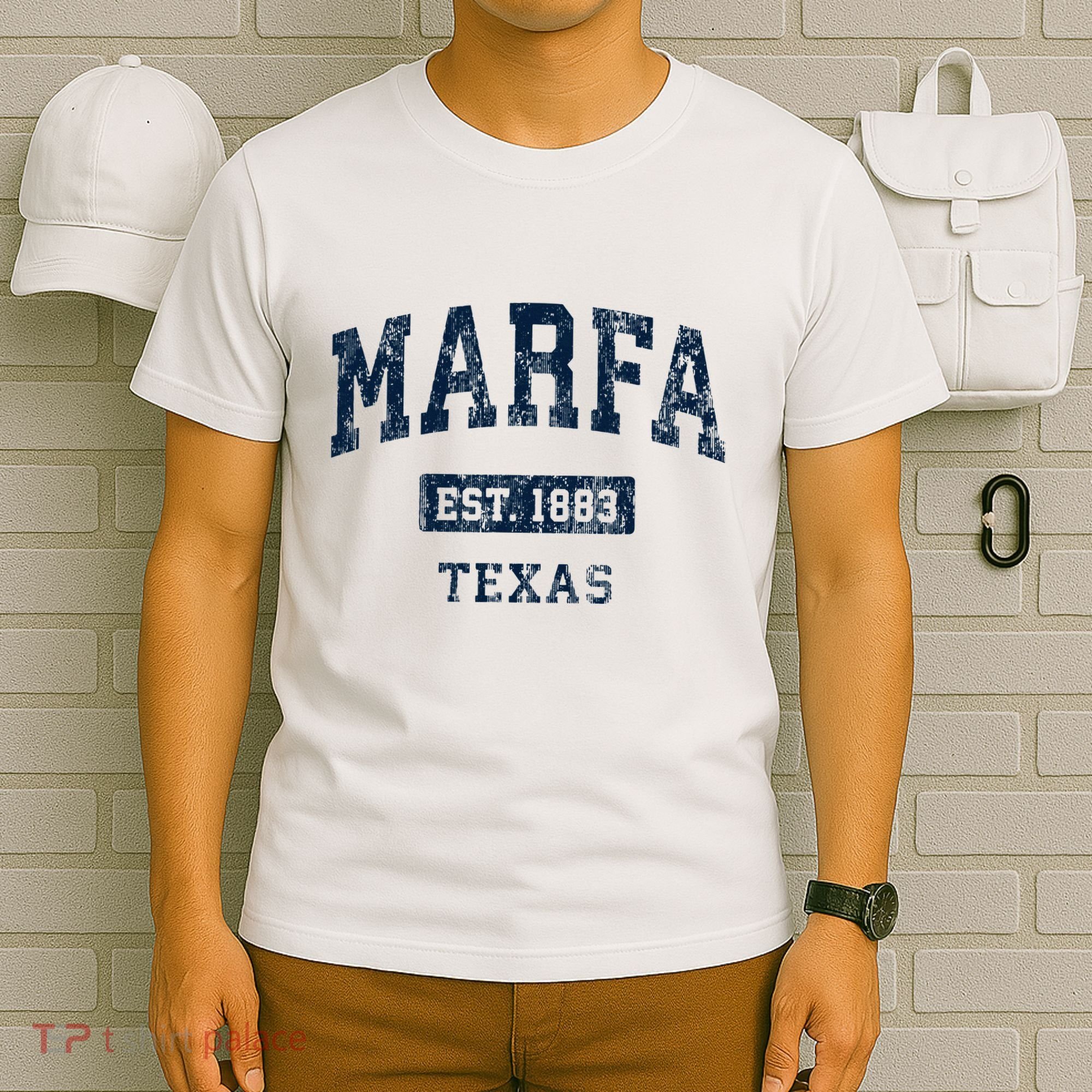 Marfa Texas Tx Vintage Sports Established T-Shirt