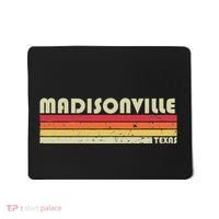 Madisonville Tx Texas Funny City Home Roots Gift Retro 80s Mousepad thumb 0