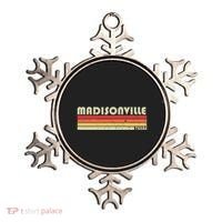 Madisonville Tx Texas Funny City Home Roots Gift Retro 80s Ornament thumb 0