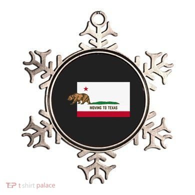 Moving To Texas Leaving California Funny Designed Ornament