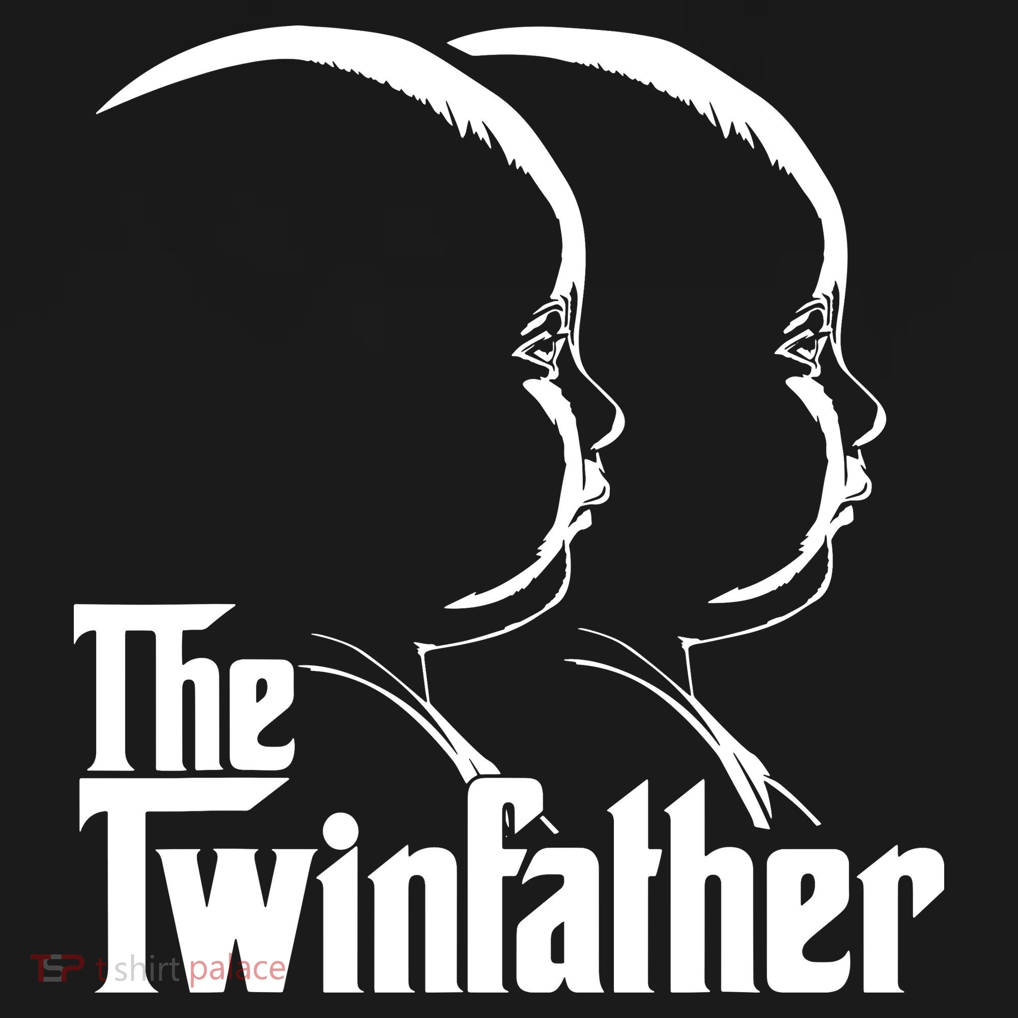 Mens The Twinfather Funny Father Of Twin Dad Gift T-Shirt