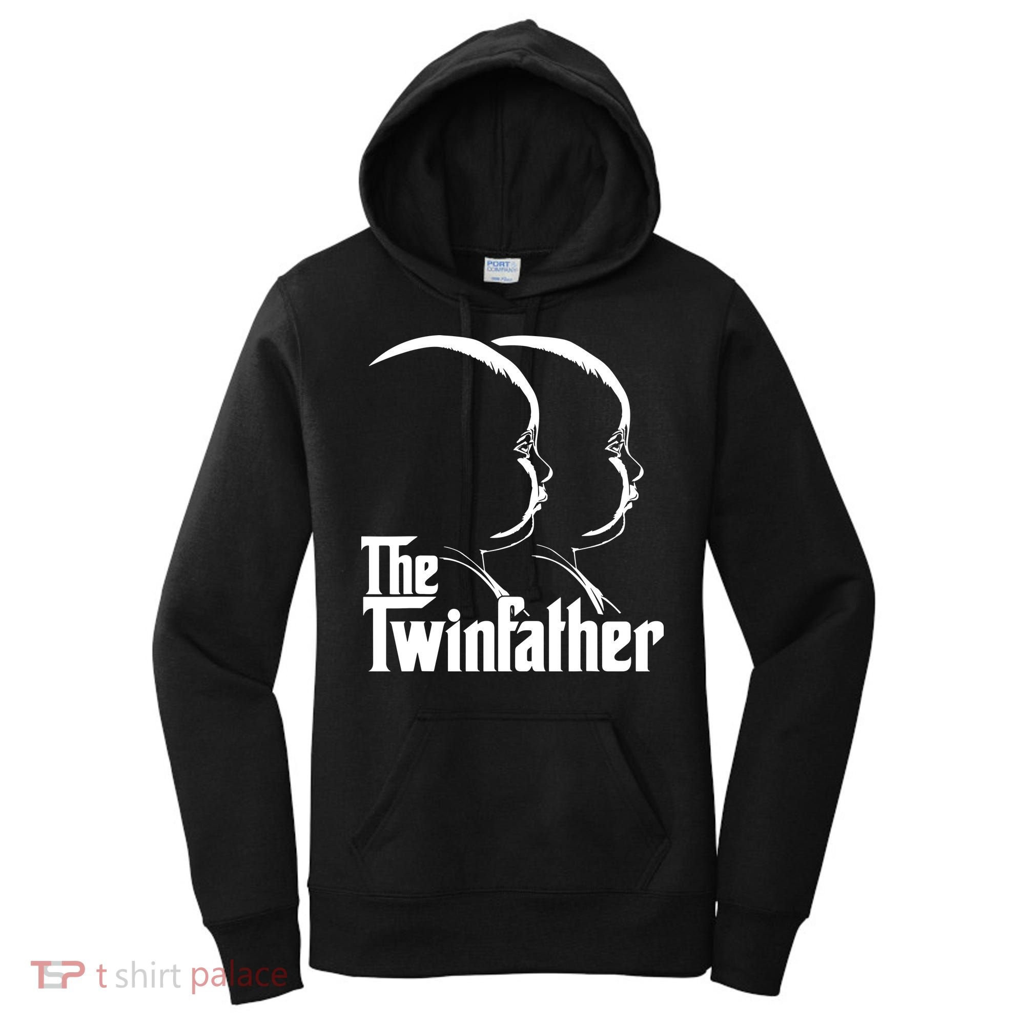 Mens The Twinfather Funny Father Of Twin Dad Gift Women's Hoodie