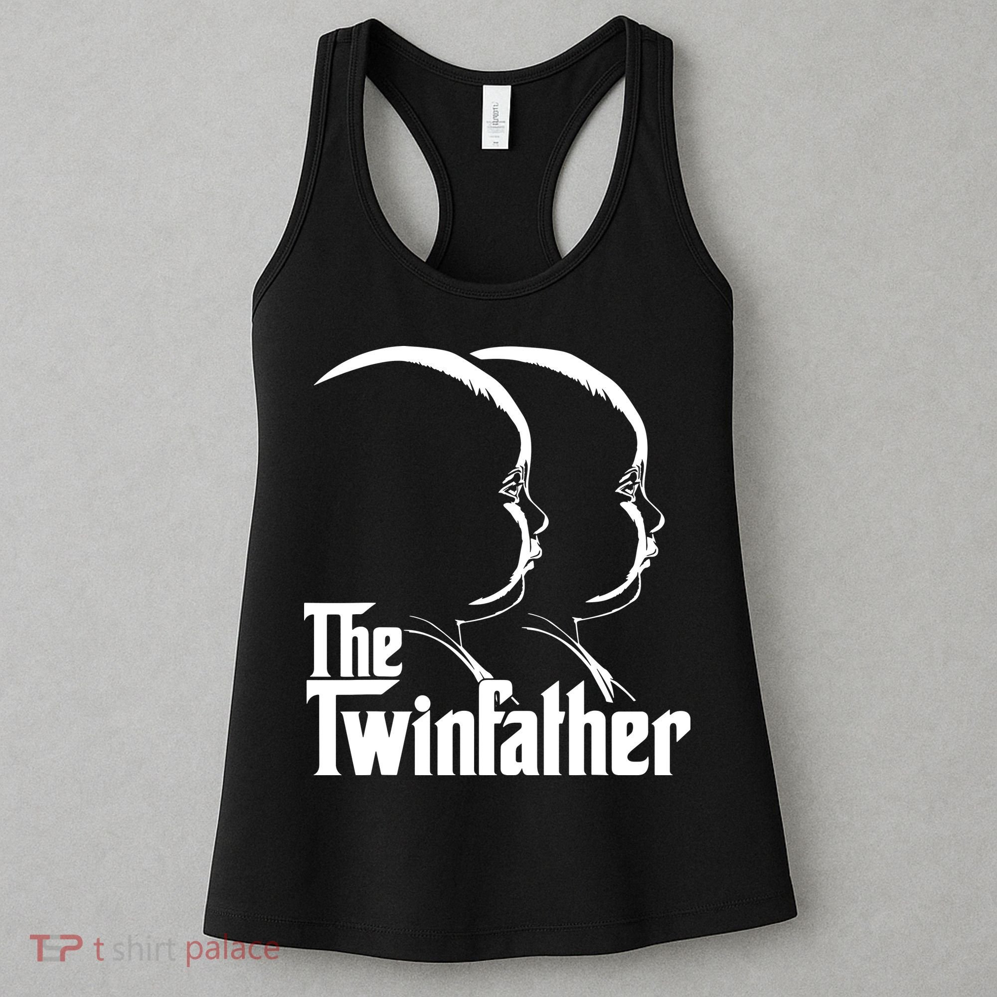 Mens The Twinfather Funny Father Of Twin Dad Gift Women's Tank Top