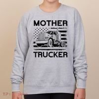 Mother Trucker Truck Driver Women's Sweatshirt thumb 0