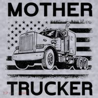 Mother Trucker Truck Driver Women's Sweatshirt thumb 2