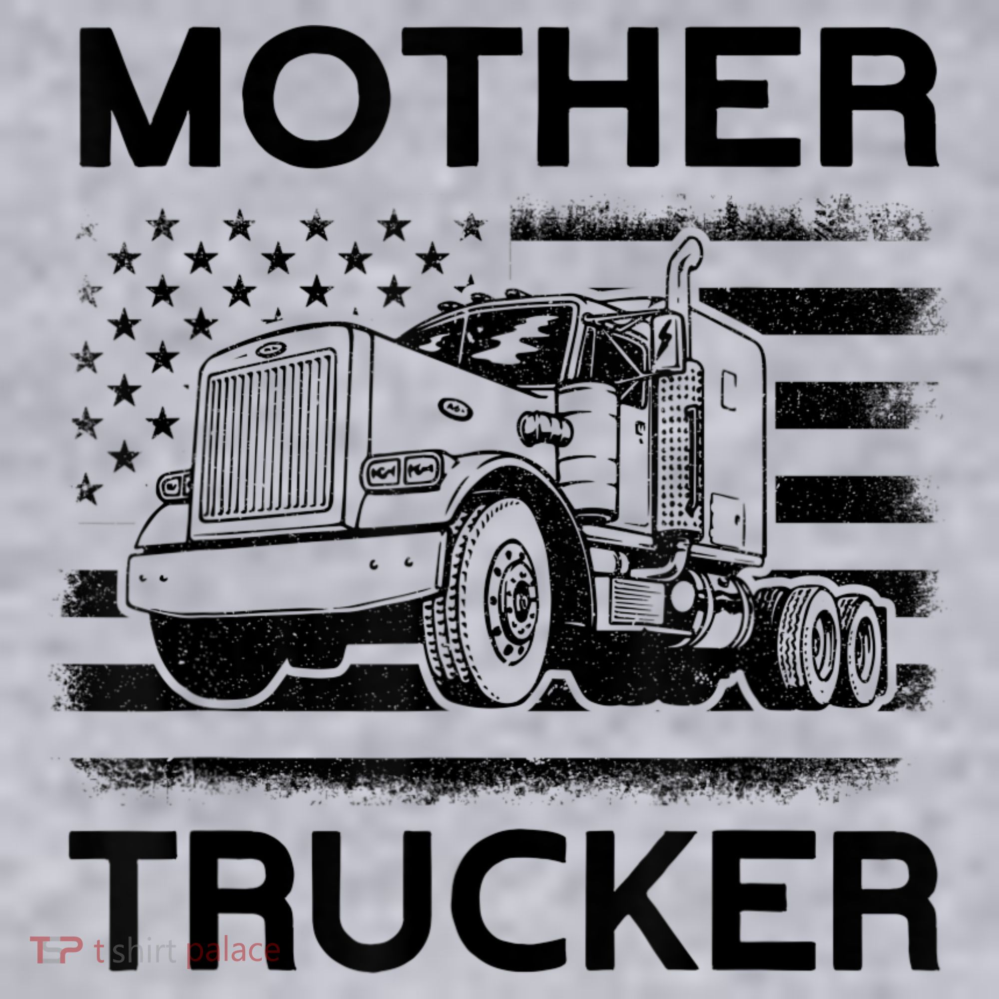 Mother Trucker Truck Driver Women's Sweatshirt