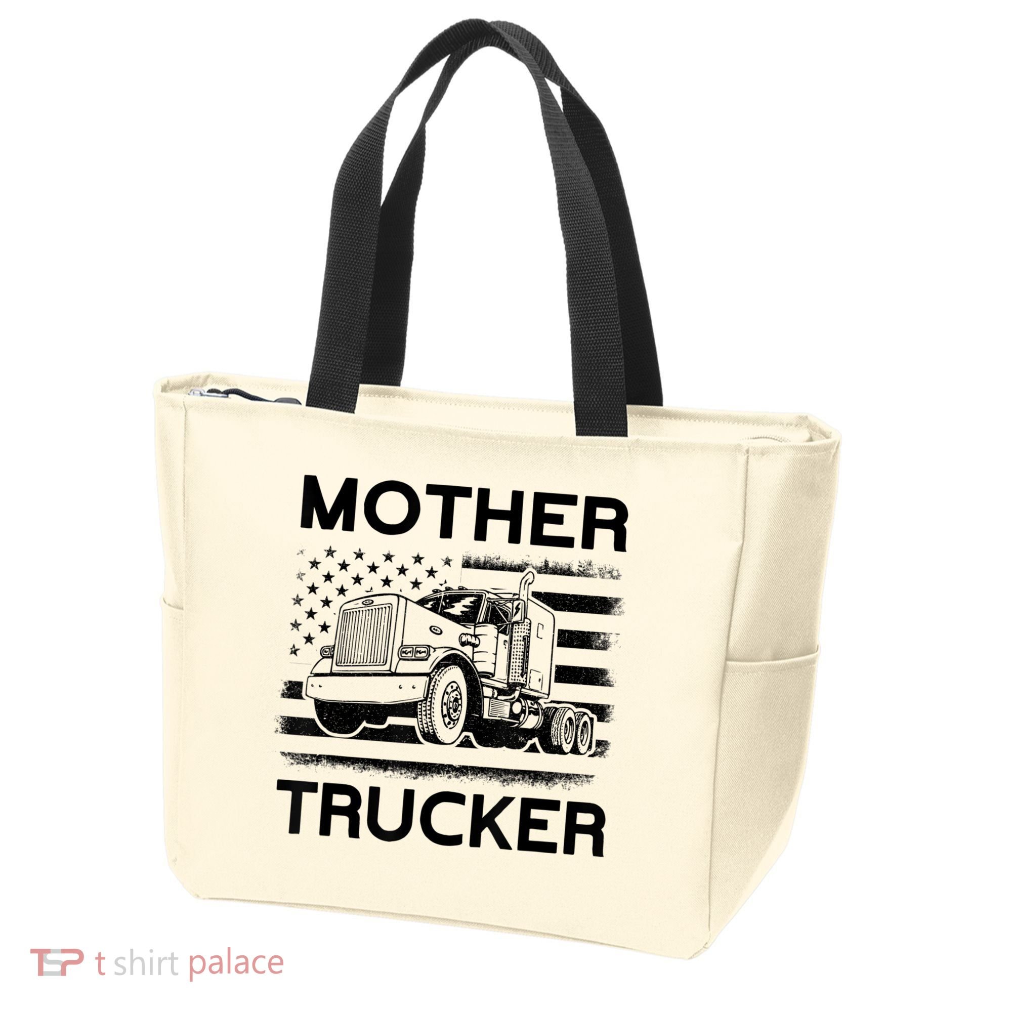 Mother Trucker Truck Driver Tote Bag