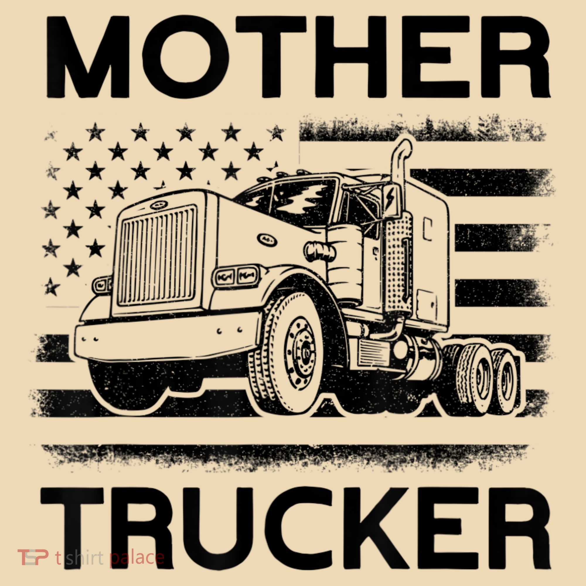 Mother Trucker Truck Driver Tote Bag
