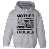 Mother Trucker Truck Driver Toddler Hoodie thumb 0